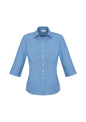 Womens Ellison 3/4 Sleeve Shirt - French Blue
