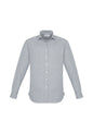 Mens Ellison Long Sleeve Shirt - Silver