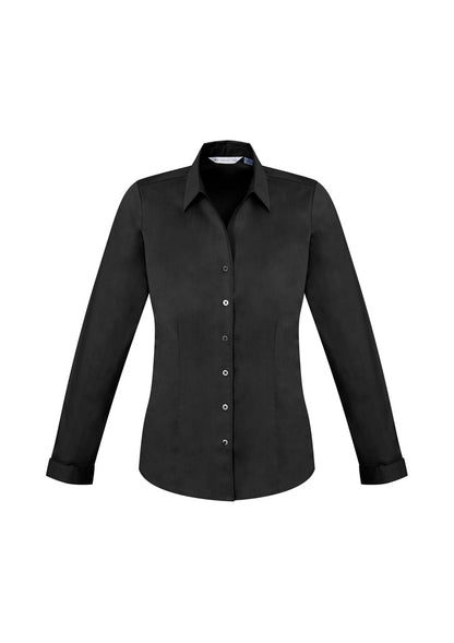 Womens Monaco Long Sleeve Shirt - Black