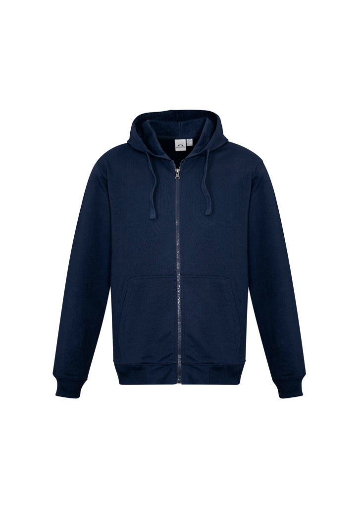 Mens Crew Zip Hoodie - Navy