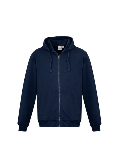 Mens Crew Zip Hoodie - Navy