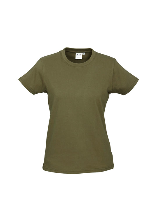 Womens Ice Short Sleeve Tee - Khaki