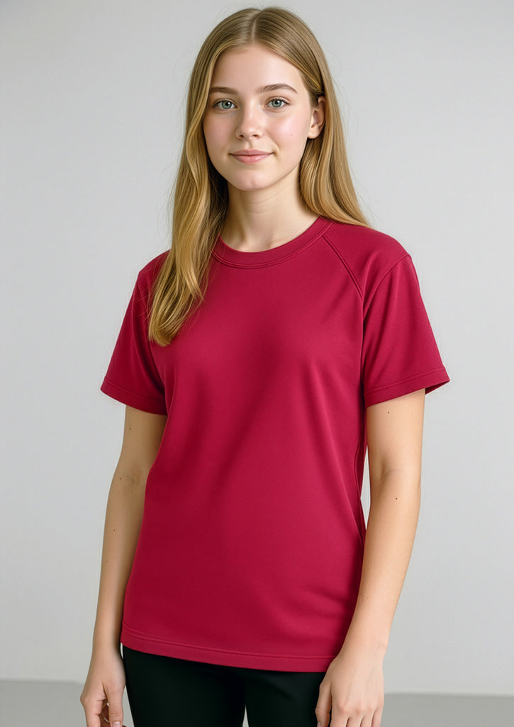Kids Sprint Short Sleeve Tee - Red