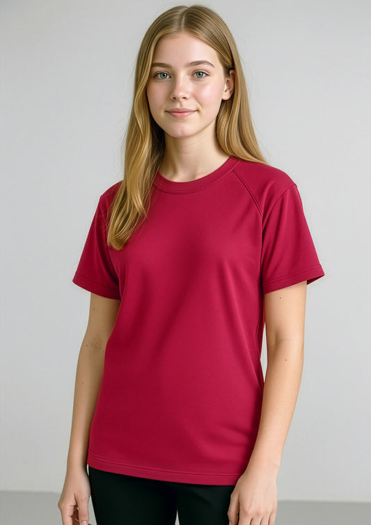 Kids Sprint Short Sleeve Tee - Red