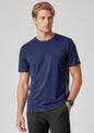 Mens Balance Short Sleeve Tee - Navy/White