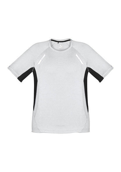 Kids Renegade Short Sleeve Tee - White/Black/Silver
