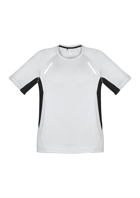 Kids Renegade Short Sleeve Tee - White/Black/Silver