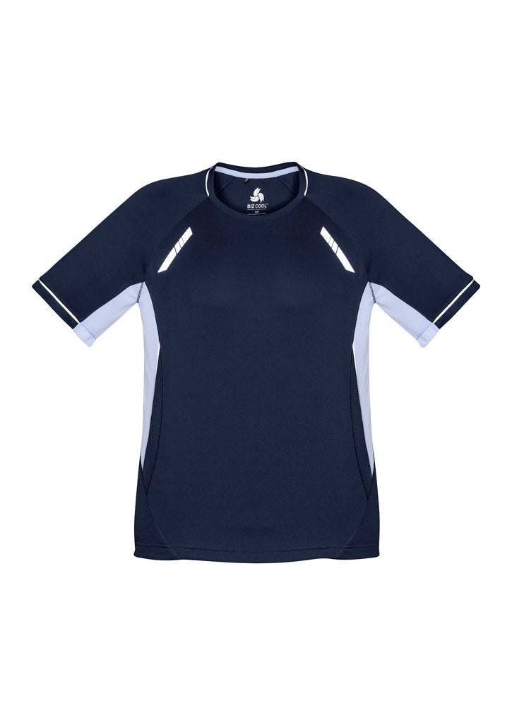 Mens Renegade Short Sleeve Tee - Navy/White/Silver