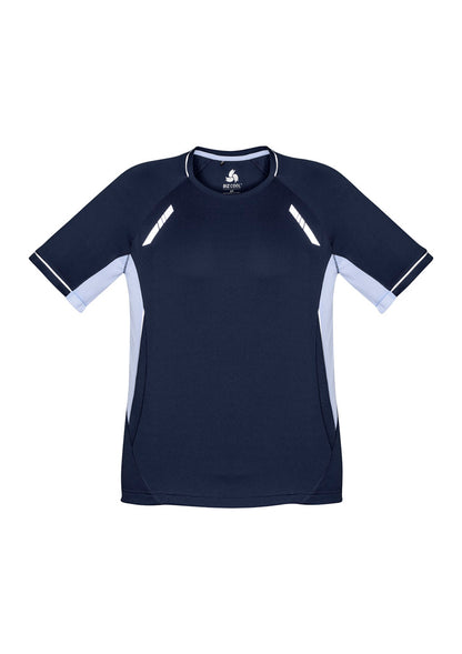 Mens Renegade Short Sleeve Tee - Navy/White/Silver