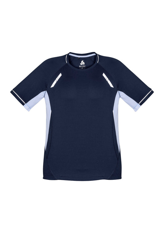 Mens Renegade Short Sleeve Tee - Navy/White/Silver