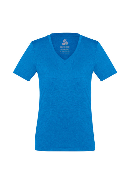 Womens Aero Short Sleeve Tee - Cyan