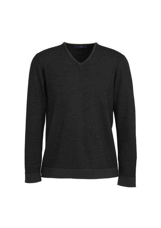 Mens Origin Merino Pullover - Black/Charcoal