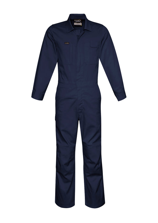 Mens Lightweight Cotton Drill Overall - Navy