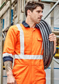 Mens TTMC-W23 Cotton Overall - Orange/Navy