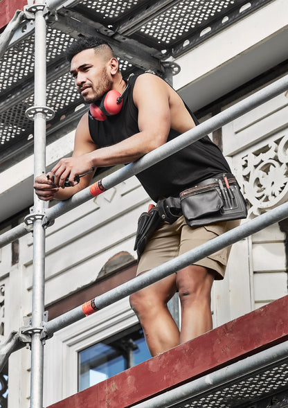 Mens Streetworx Sleeveless Tee - Black