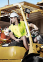 Mens Hi Vis Squad Short Sleeve Polo - Yellow/Navy