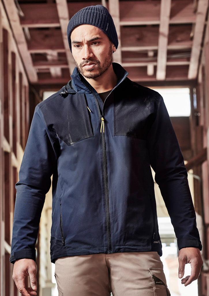 Unisex Streetworx Stretch Waterproof Jacket - Navy/Dark Navy