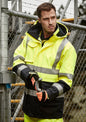 Mens Orange Flame Arc Rated Antistatic Waterproof Jacket