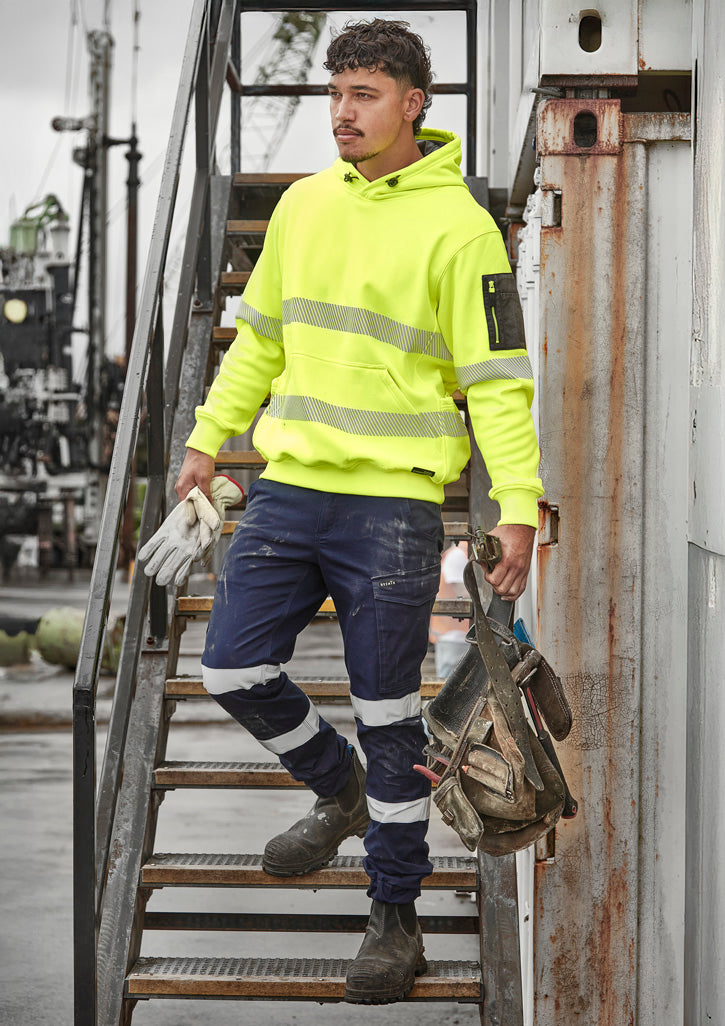 Mens Essential Stretch Taped Cargo Pant - Cuffed - Navy
