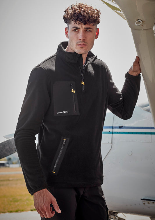 Unisex Streetworx Lightweight 1/4 Zip Polar Fleece