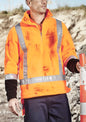 Mens TTMC-W23 Polar Fleece Pullover - Orange/Navy
