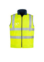 Mens Hi Vis Lightweight Waterproof Vest - Yellow