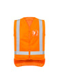 Mens TTMC-W23 Zip Vest - Orange