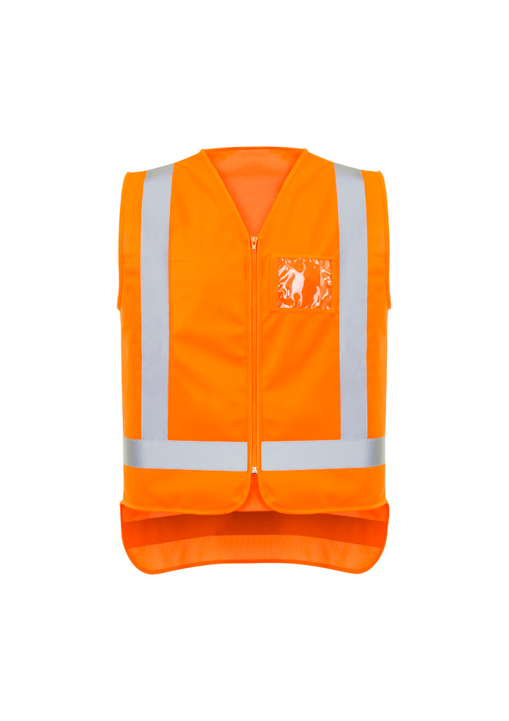 Mens TTMC-W23 Zip X Back Vest - Orange