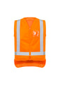 Mens TTMC-W23 Zip X Back Vest - Orange