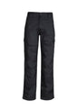 Mens Midweight Drill Cargo Pant (Stout) - Black