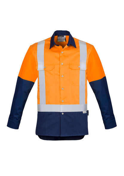 Mens Industrial Long Sleeve Shirt - Shoulder Taped