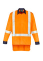 Mens TTMC-W23 X Back Work Shirt - Orange/Navy