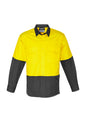 Mens Rugged Cooling Hi Vis Long Sleeve Shirt