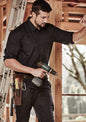 Mens Rugged Cooling Long Sleeve Shirt - Black