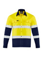 Mens Lightweight Bio Motion Long Sleeve Shirt - Yellow/Navy