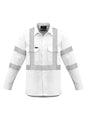 Mens Bio Motion X Back Taped Long Sleeve Shirt - White
