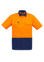 Mens Rugged Cooling Hi Vis Short Sleeve Shirt